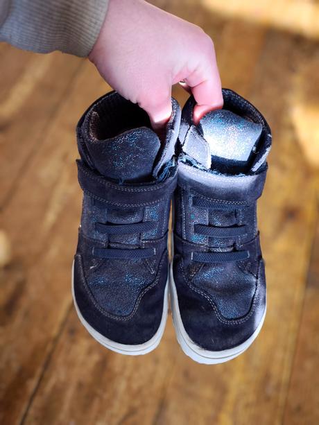 Celoročné vyššie kožené prechodné barefoot topánky, froddo,34