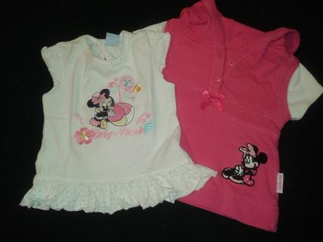 2x tričko minnie, disney,68
