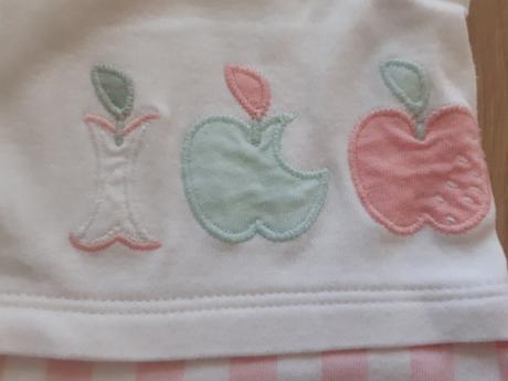 Opalovačky-body p.dievčatko+klobúčik 1x obleč.74, f&f,74