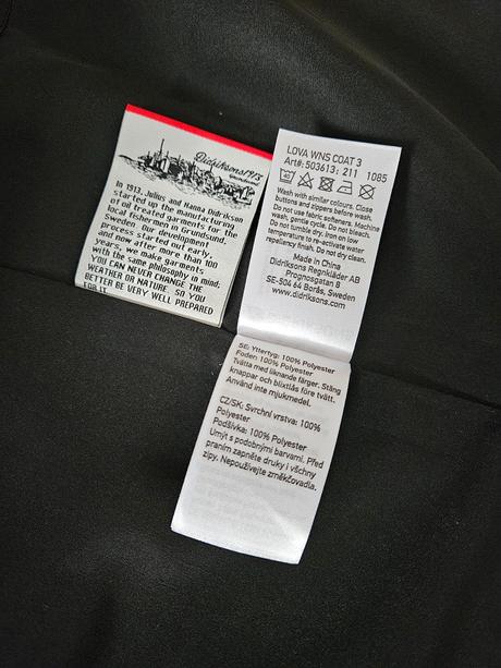 Nepremokavý trenčkot didriksons lova, didriksons1913,36 / s