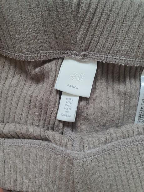 Rebrované legíny h&m l, h&m,l