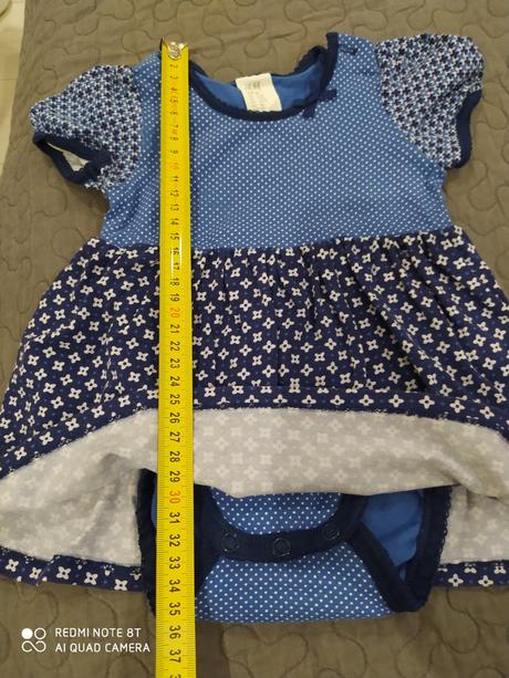 Krásne šatičky s body pod sukničkou, h&m,68