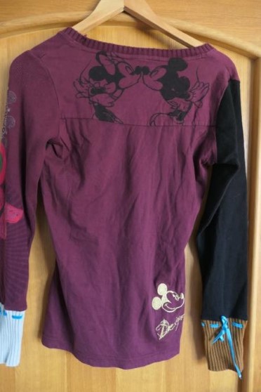 Desigual mickey original stylovy, trendy sveter m, desigual,m