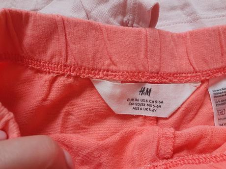 Kraťasy h&m č.116, h&m,116