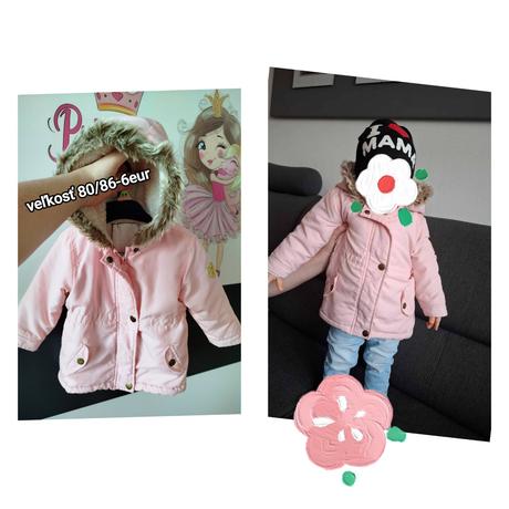 Štýlová bundička na zimu 80/86, 86