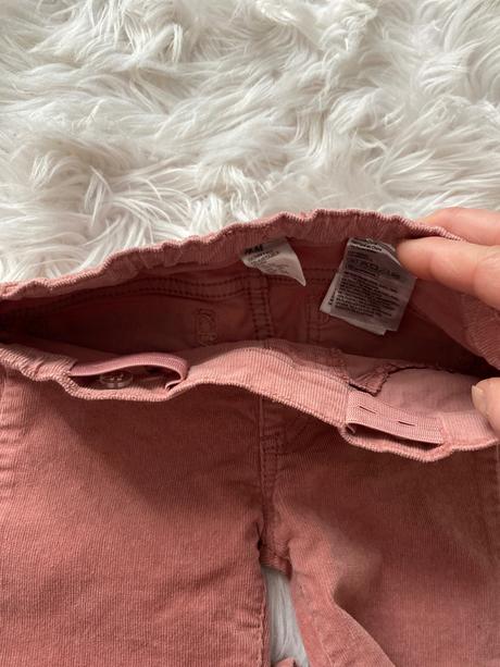 Elasticke menčestrové nohavice h&m, h&m,110