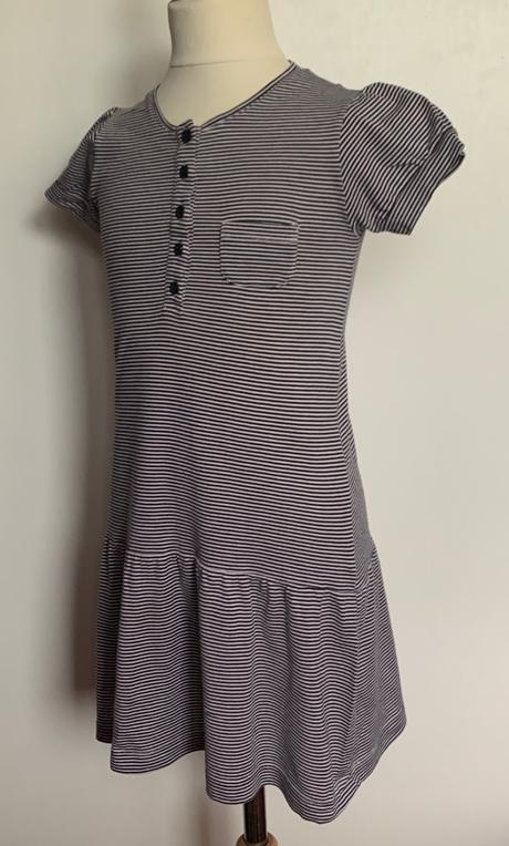 Petit bateau pruhované šaty, 116