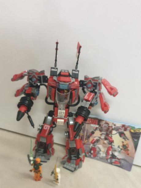 Skladačka úplná kópia lego ninjako 70615 - robot,