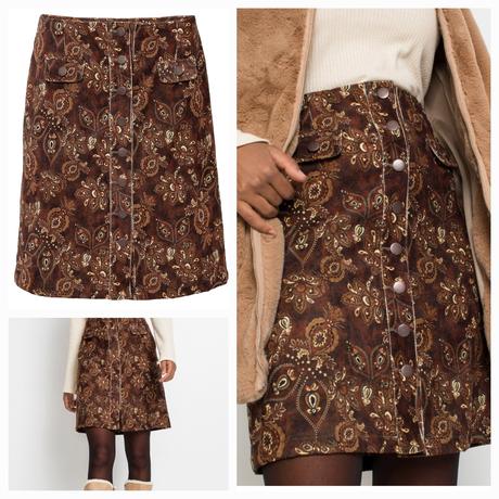 Kordová sukňa bonprix, velk 42, xl, bonprix,xl