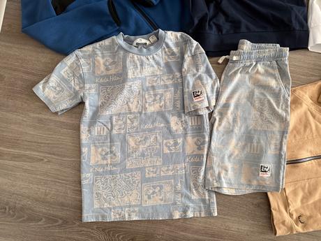 Balik oblecenia 140 ( mirau, h&m,4f,puma,armani), 122–134