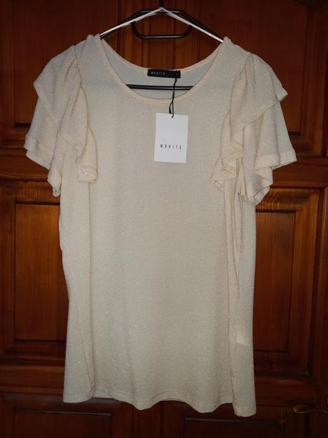 Béžovo-zlaté tričko mohito, mohito,l