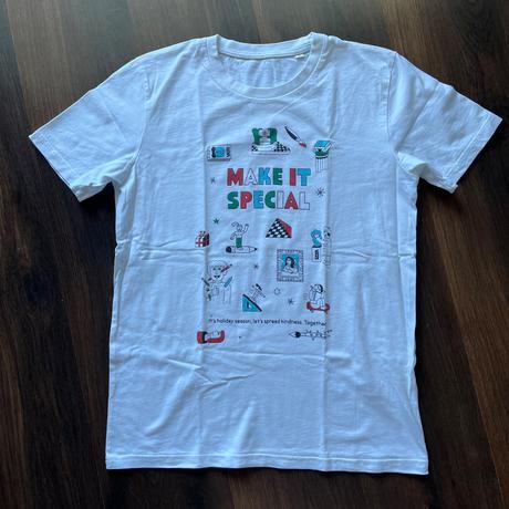 Biele tricko s potlacou make it special, s