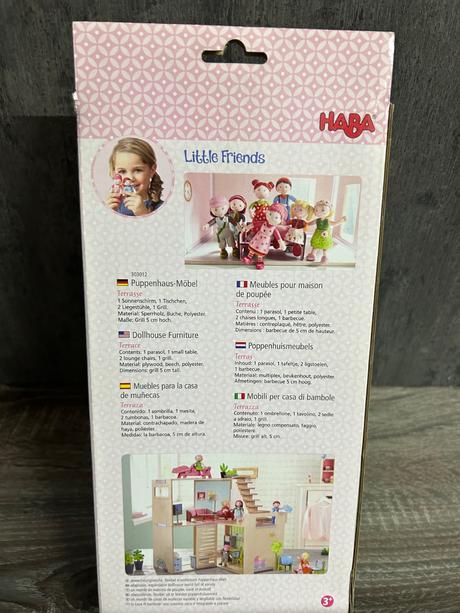 Little friends - nabytok do domčeka terasa, 