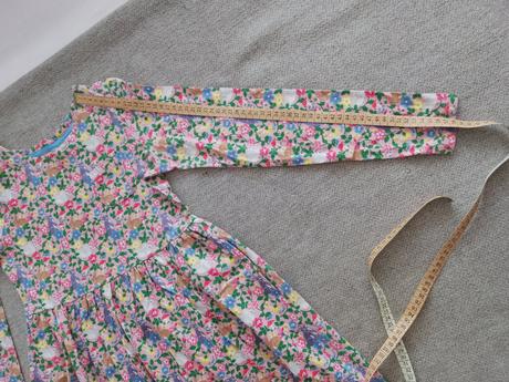 Dievčenské kvetované šaty, mini boden,146