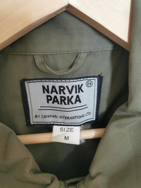 Parka / tmavozelená pánska bunda, m