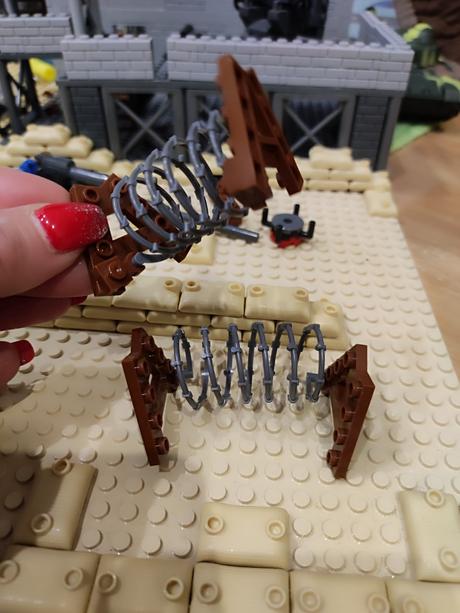 Stavebnica k lego,, ostnaté pletivo,,,