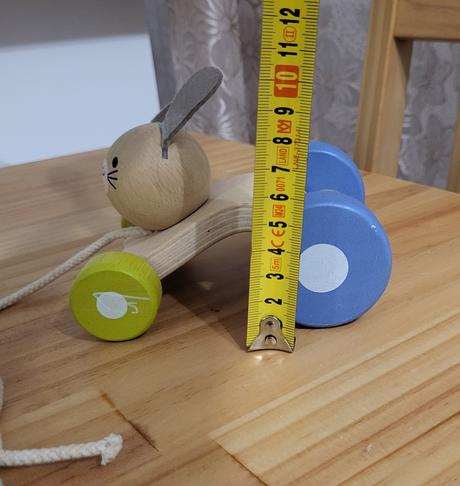 4x drevená ťahacia hračka - zvieratká, 