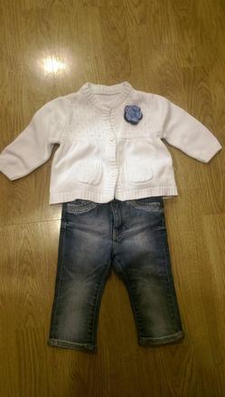 Rifle a svetrík, h&m,74