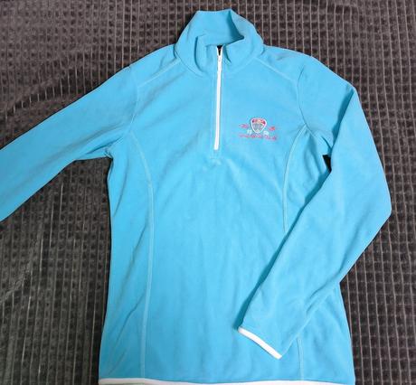 Modrá flísová mikina, cmp,176