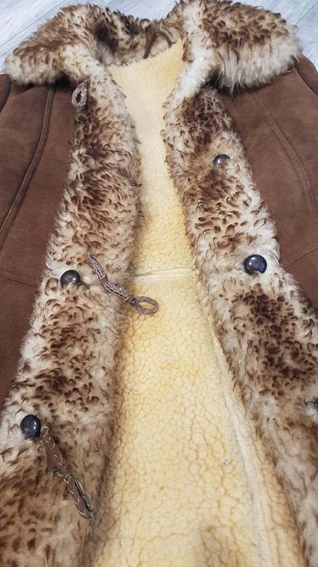 Dámsky zimný kožuch, s