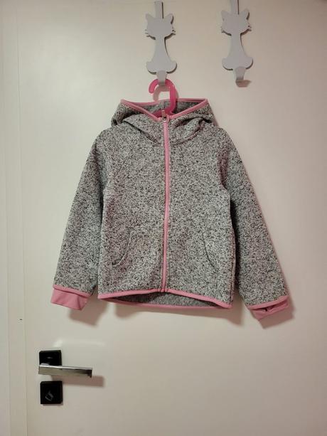 Prechodná šedá mikina, h&m,122