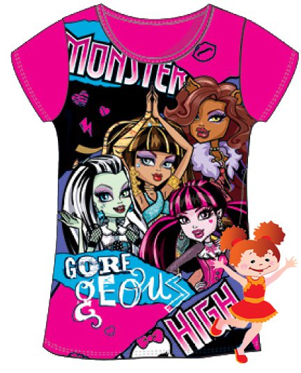 Tričko monster high, 116