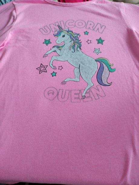 Pyzamo neonove ruzove 140 az 152, 9-10 r, primark