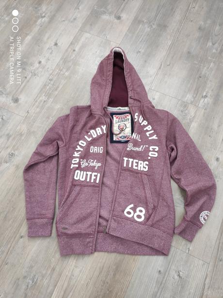 Pánska mikina bordova, s