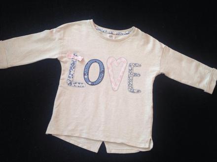 Malo nosena mikinka/tricko  na 6-7 rokov, f&f,122