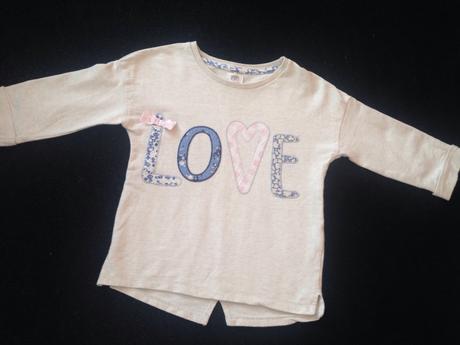 Malo nosena mikinka/tricko  na 6-7 rokov, f&f,122