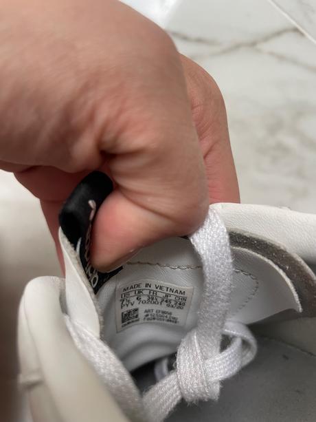 Predám biele kožené tenisky adidas sleek / white l, adidas,38