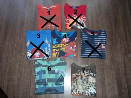 3x tričko s dlhým rukávom , kik,116