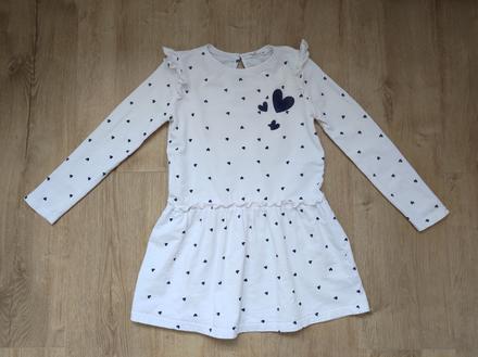 Dievčenské šaty s dlhým rukávom, fox & bunny,122