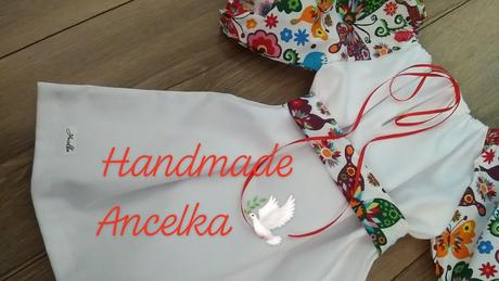 Folk skladana sukienka, 50 - 164