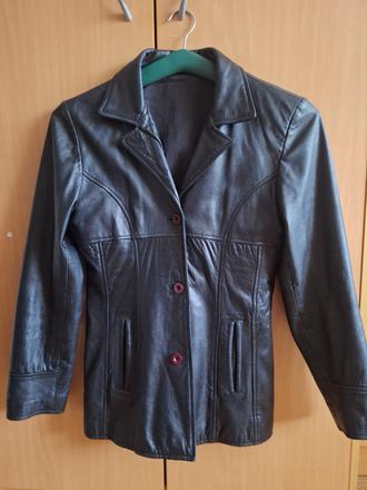 Dámske kožené sako, 38