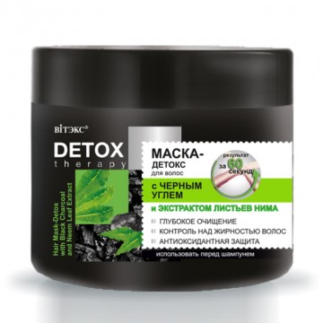 Detox maska - pred šampónom,