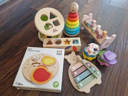 Montessori drevene hracky,