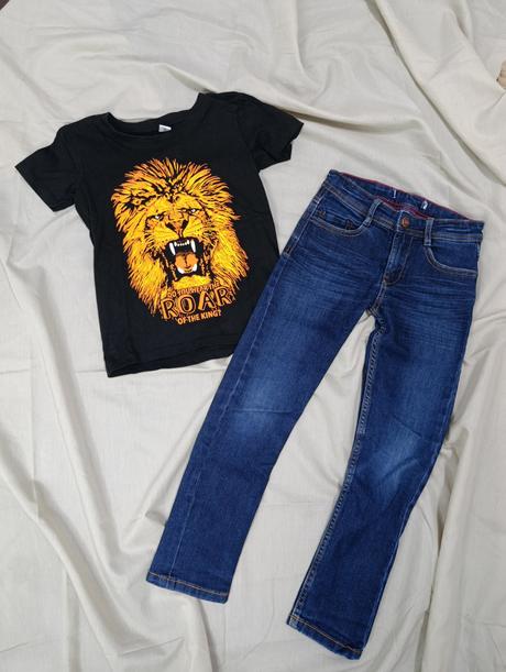 Chlapčenský set tričko a rifle, 116