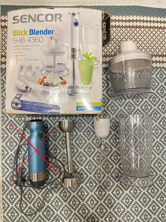 Sencor shb 4360 - náhradné diely, sencor