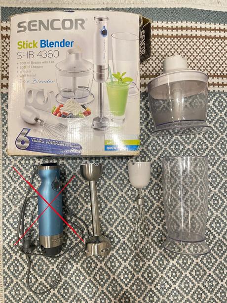 Sencor shb 4360 - náhradné diely, sencor