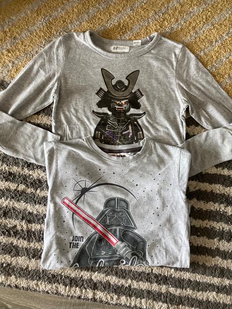 Tričká lego 122/128, h&m,122