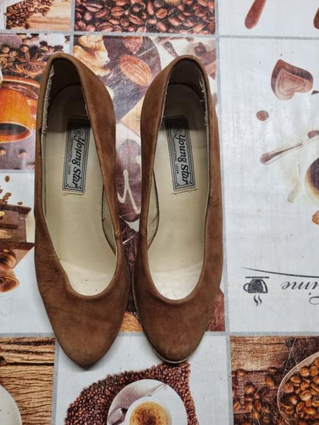 Dámske semišové lodičky, 36