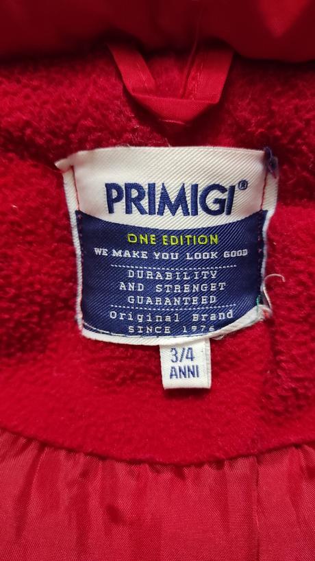 Dievčenská vetrovka, primigi,98