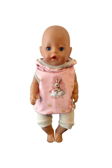 Letný set pre bábiku baby born - 43 cm, zajko, 