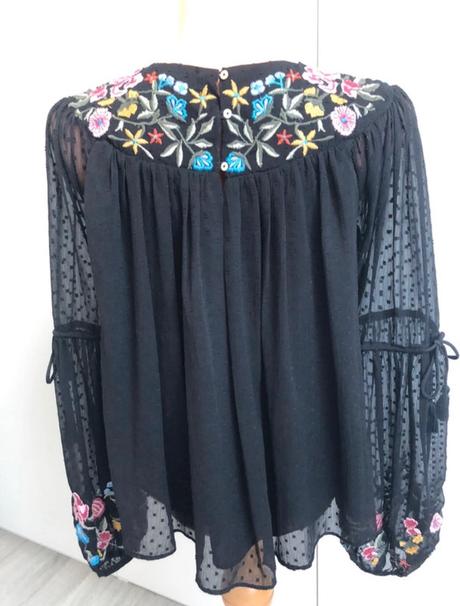 Vyšívaná blúzka, zara,xs