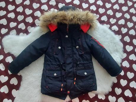 Teplá predlžená bunda, 98