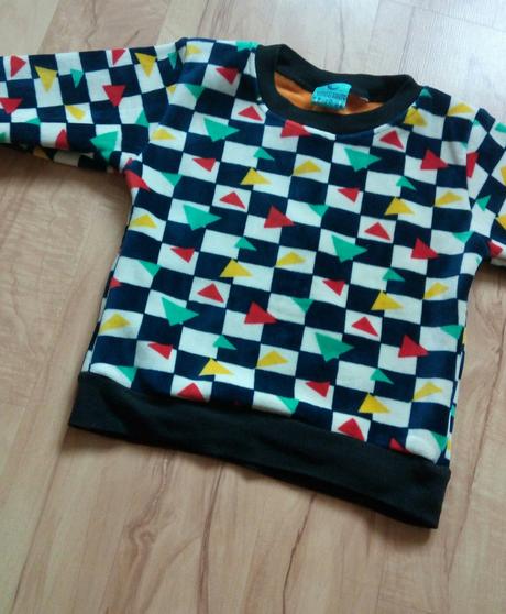 Teplá farebná mikinka 86/92, 92