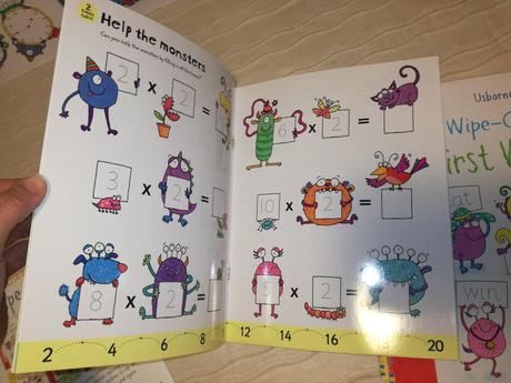 Usborne wipe-clean x6 njul18,