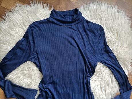 Dámsky tenší modrý rolák, m