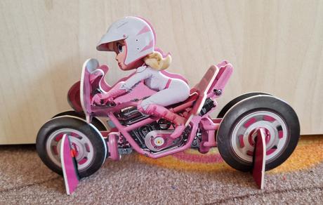 3d puzzle motorkárka, 